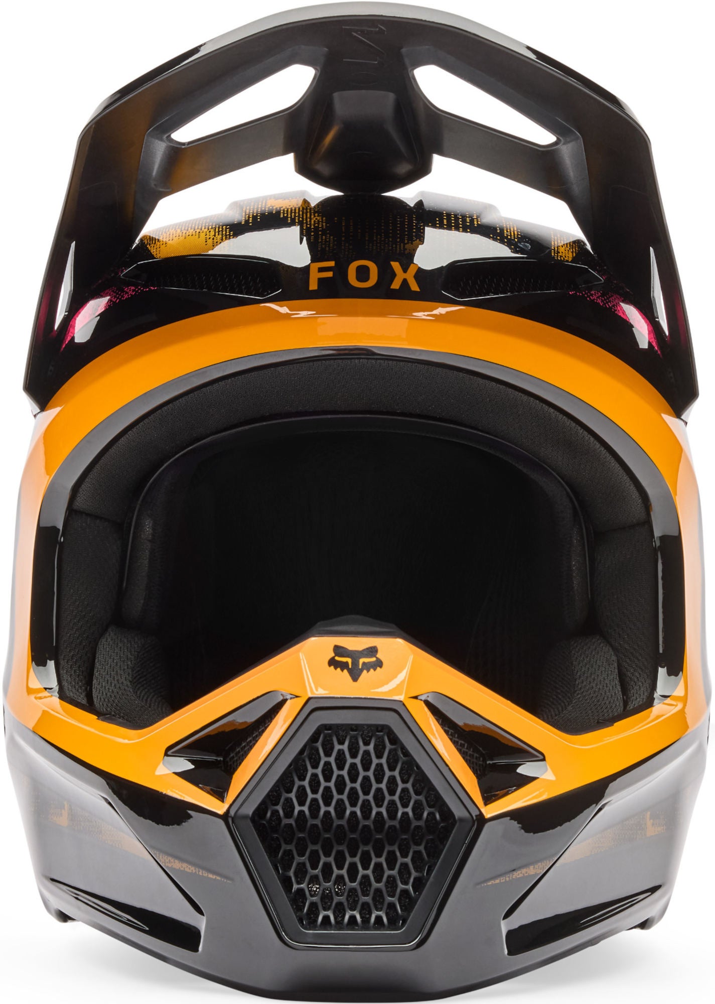 FOX V1 Kairos Casco da motocross giovanile nero/arancione Y/L (52/53) Figura 3