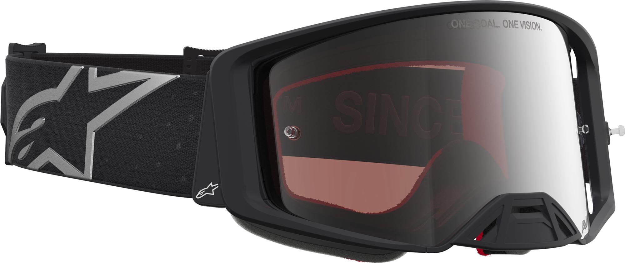 Alpinestars Supertech Vesta Mirror Motocross Brille schwarz/silber Abbildung 3