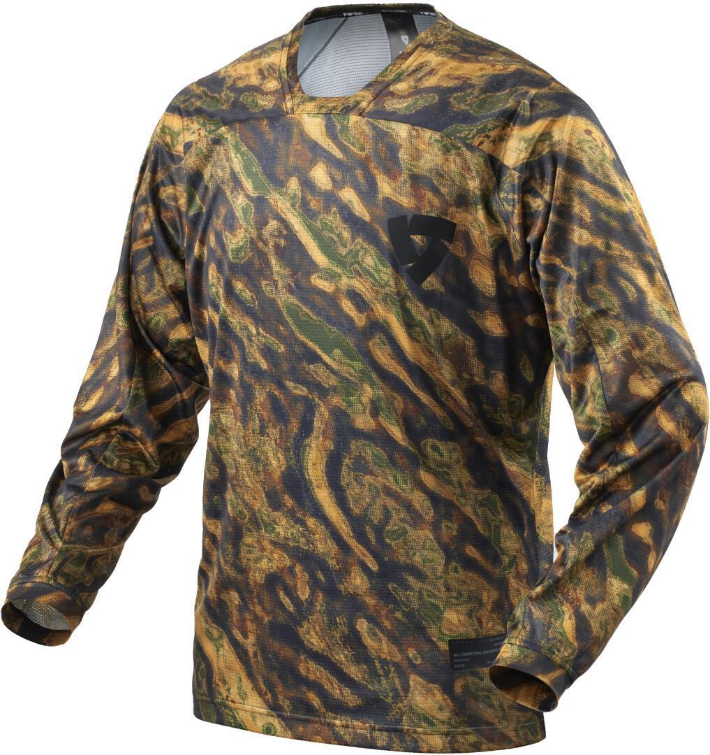 Revit Emulsion Motocross trøje brun/sort L Figur 1