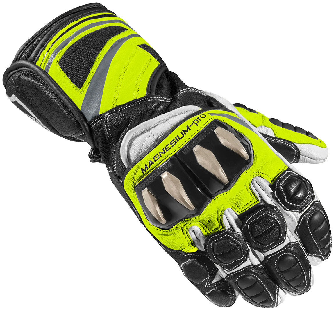 Arlen Ness Yakun Evo Mănuși de motocicletă Negru/Alb/Galben-Neon 3XL Figura 1