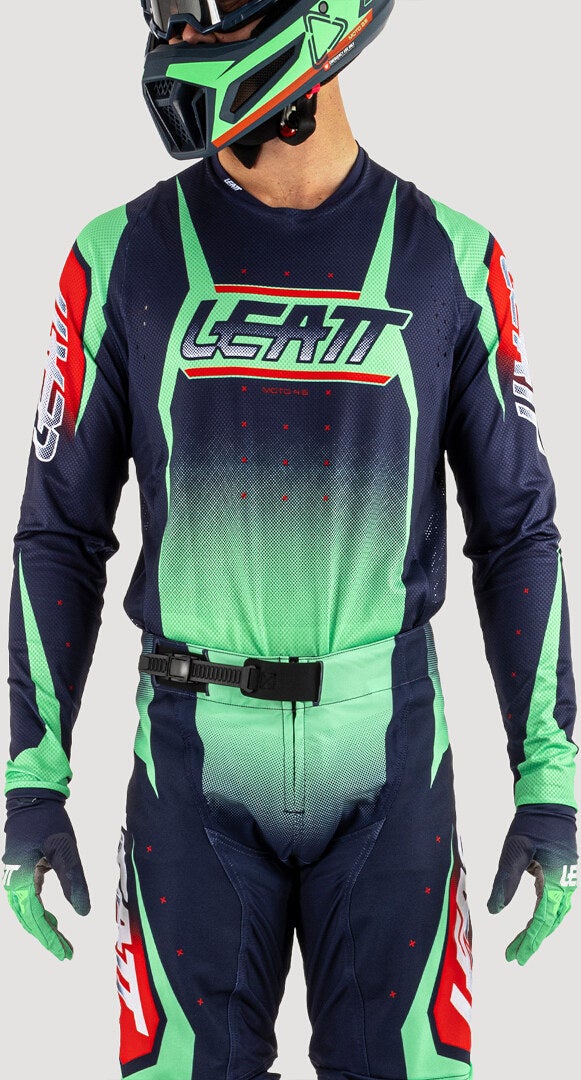 Leatt 4.5 Lite Venom 2025 Maglia da motocross blu/verde/rosso L Figura 3