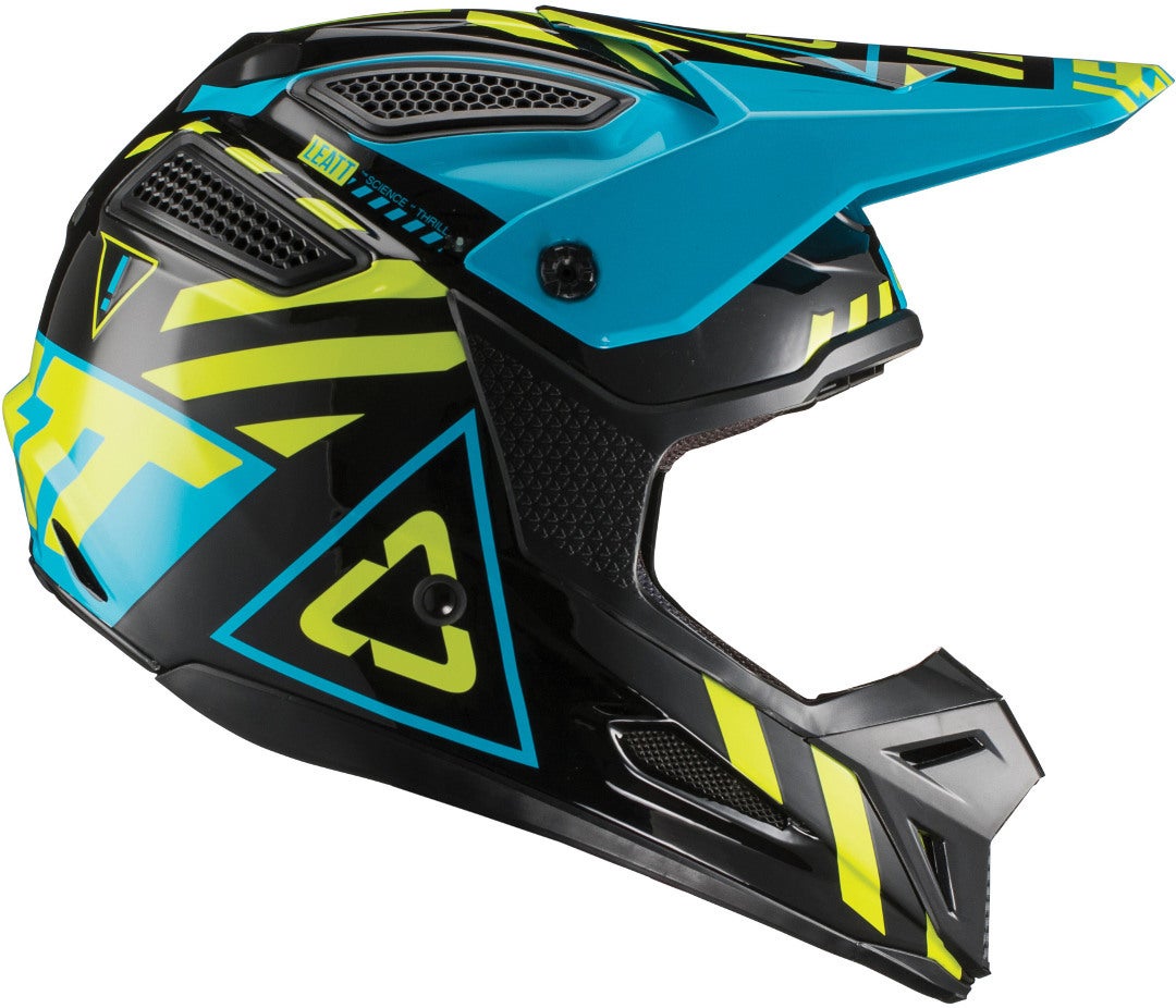 Leatt GPX 5.5 Composite V19.1 Casco Motocross nero/verde XXL (63/64) Figura 3