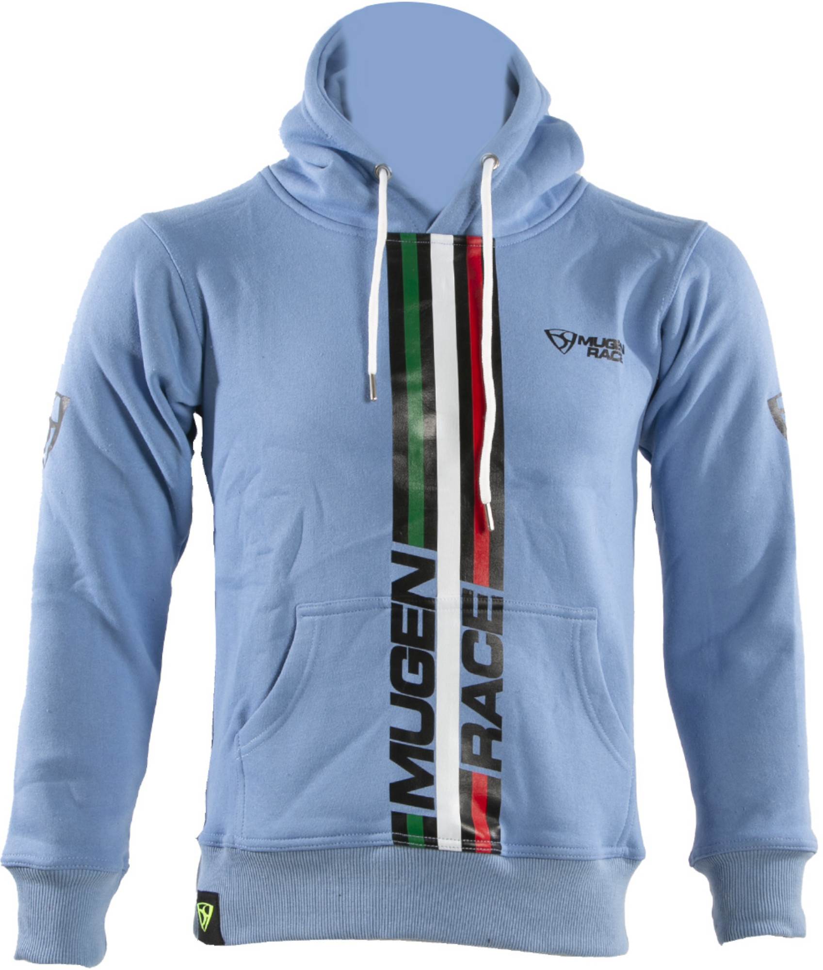 MUGENRACE Stripe Hoodie Capuche bleu clair S Figure 1