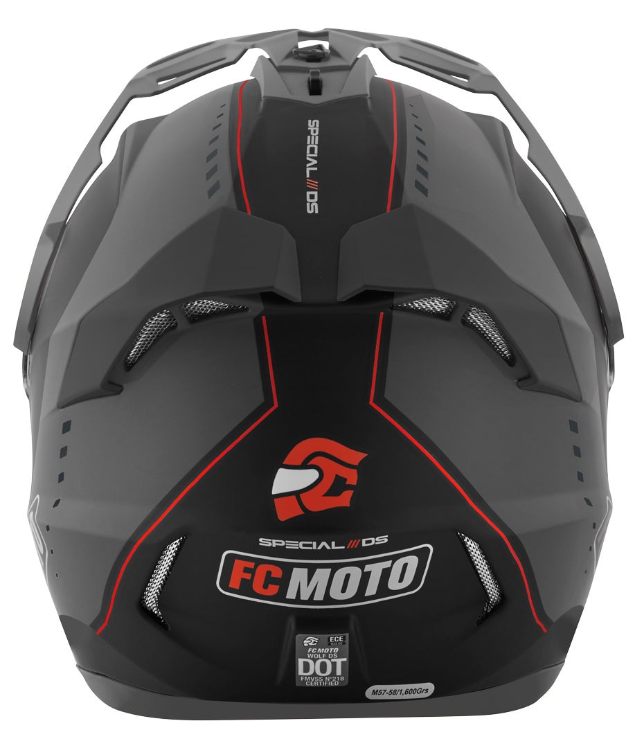 FC-Moto Merkur Pro Air Enduro hjelm sort/grå M Figur 9