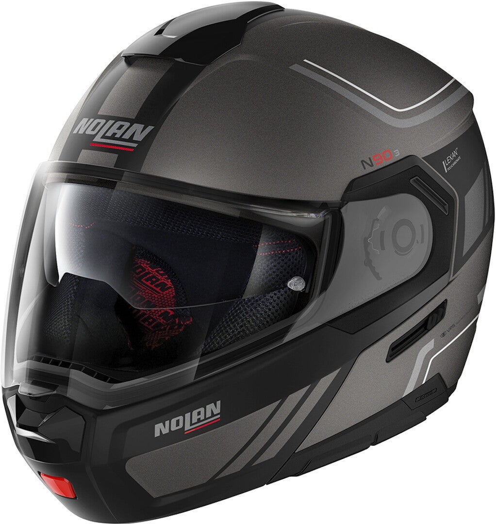 Nolan N90-3 Voyager N-Com Casco nero/grigio S (56) Figura 1