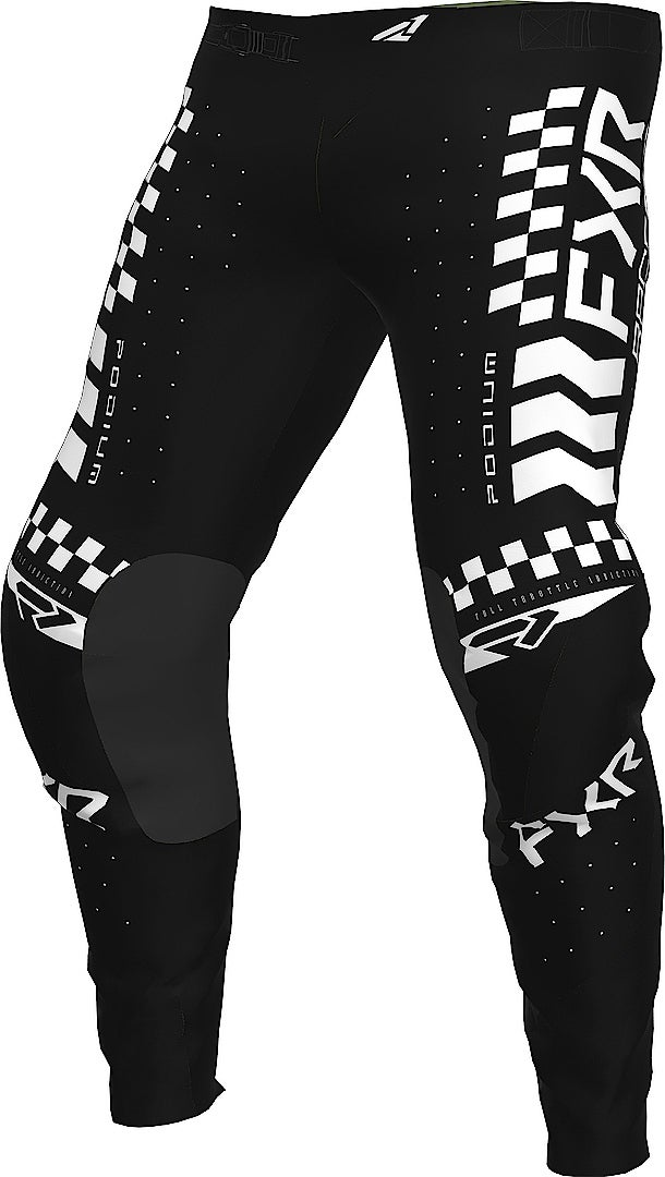 FXR Podium Gladiator 2023 Motocross bukser Sort/hvid 36 Figur 1