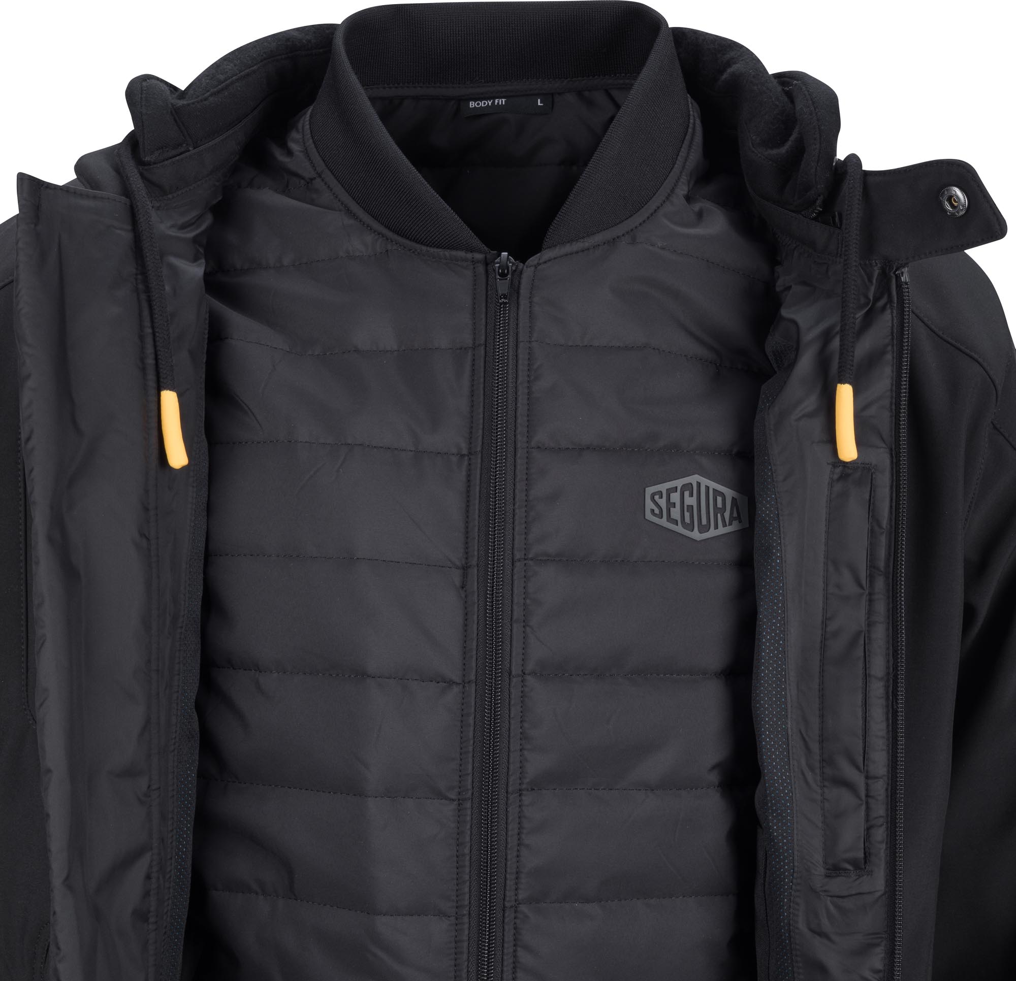 Segura Ritchy Motorrad Textiljacke schwarz/gelb S Abbildung 11