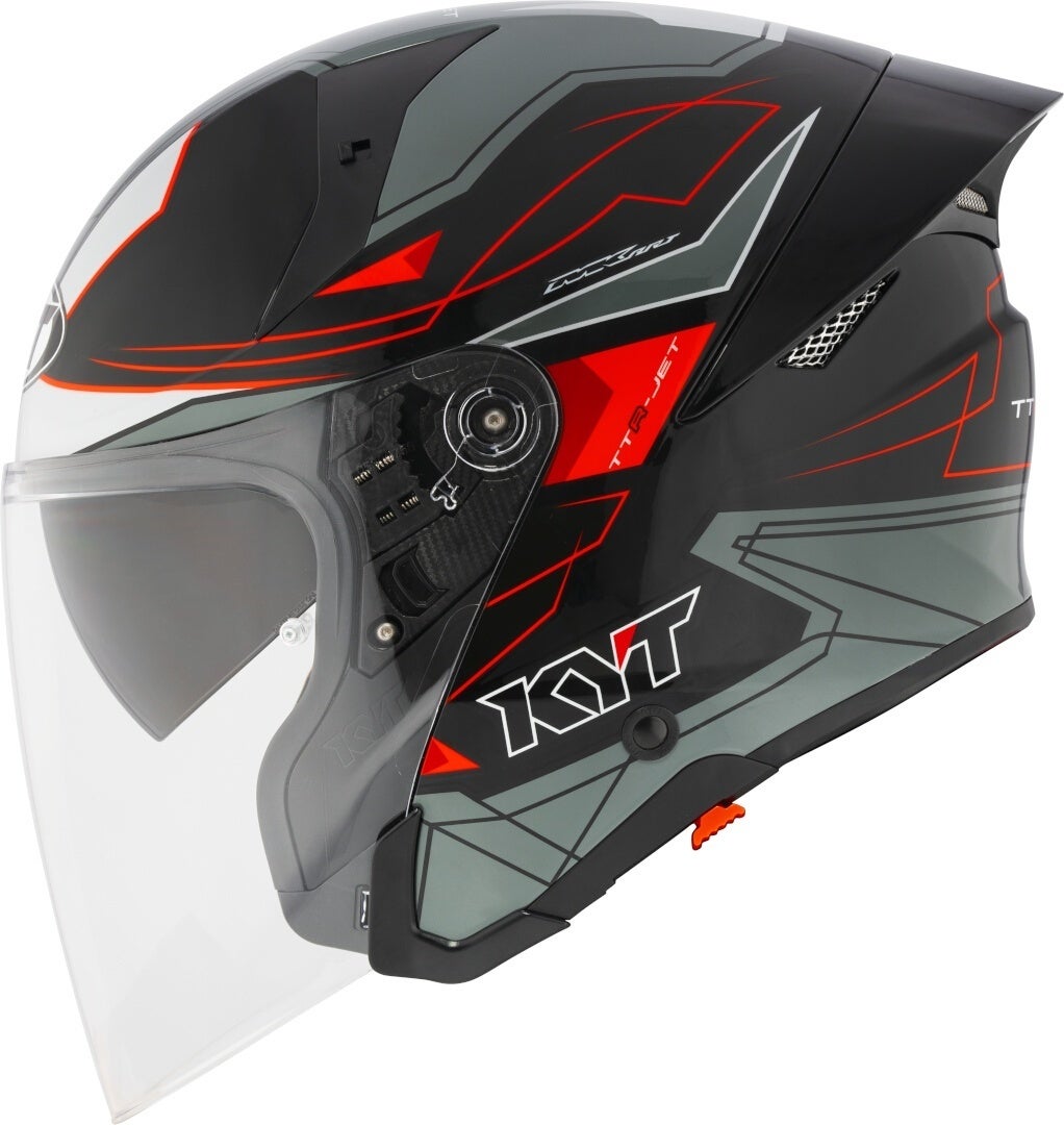 KYT TTR-Jet Led Jet hjelm svart/grå XXL (61) Figur 6
