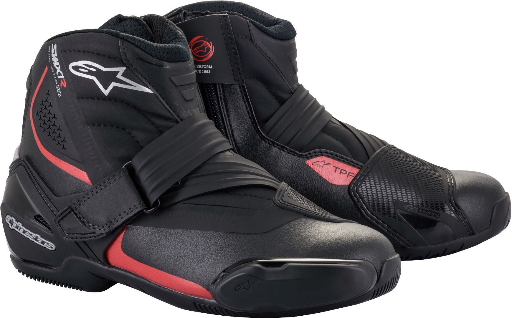 Alpinestars SM-1 R V2 Motorcykel sko sort/rød 39 Figur 1