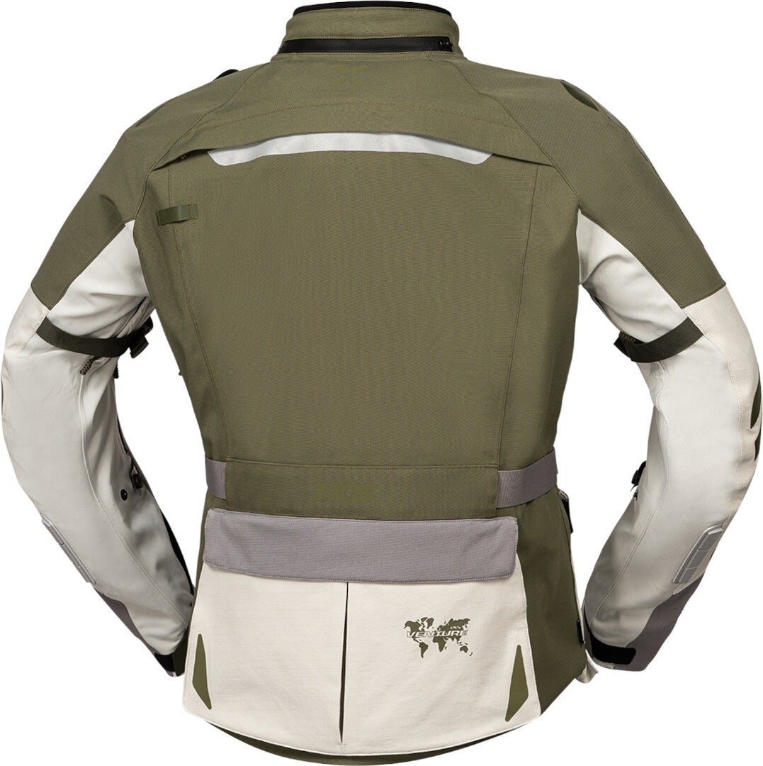 IXS Venture-STX 1.0 wasserdichte motorrad textiljacke Vert/Gris M Figure 2