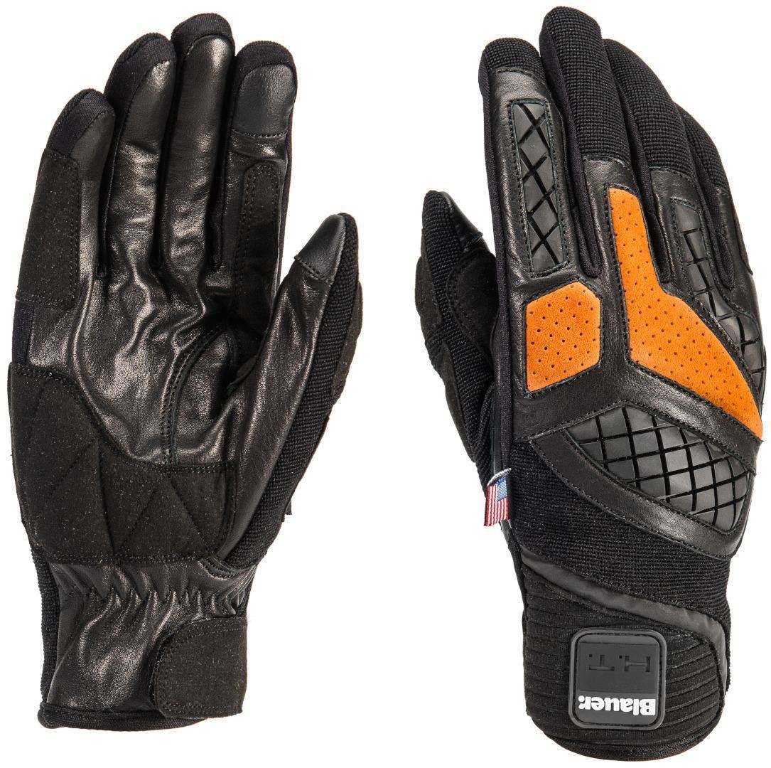 Blauer Urban Sport Motorcykel handsker sort/orange L Figur 1