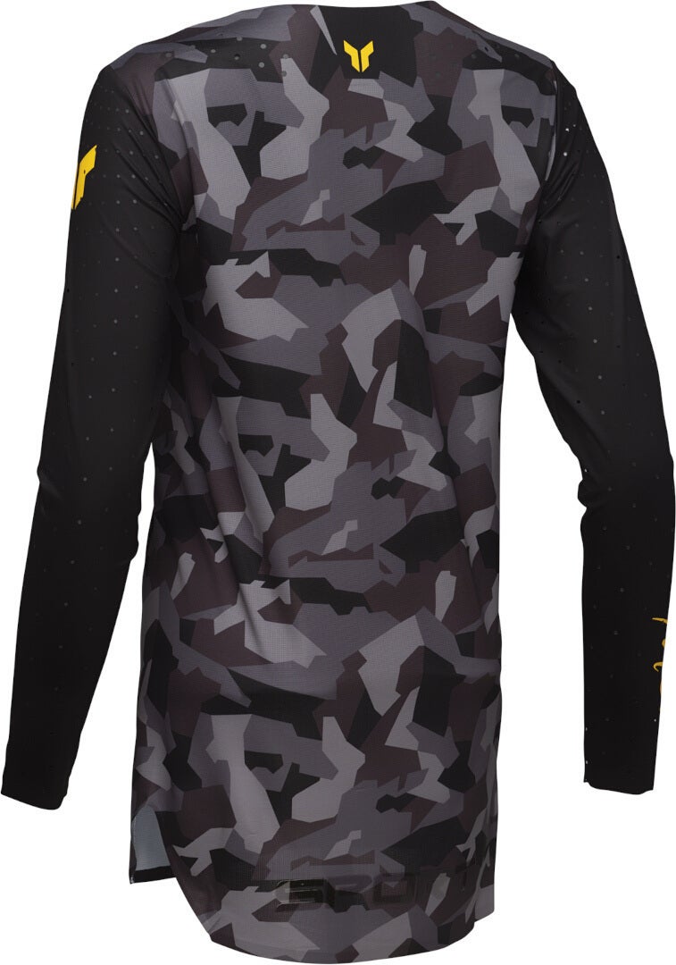 Side view of Thor Sportmode Shadow Ladies Motocross Jersey