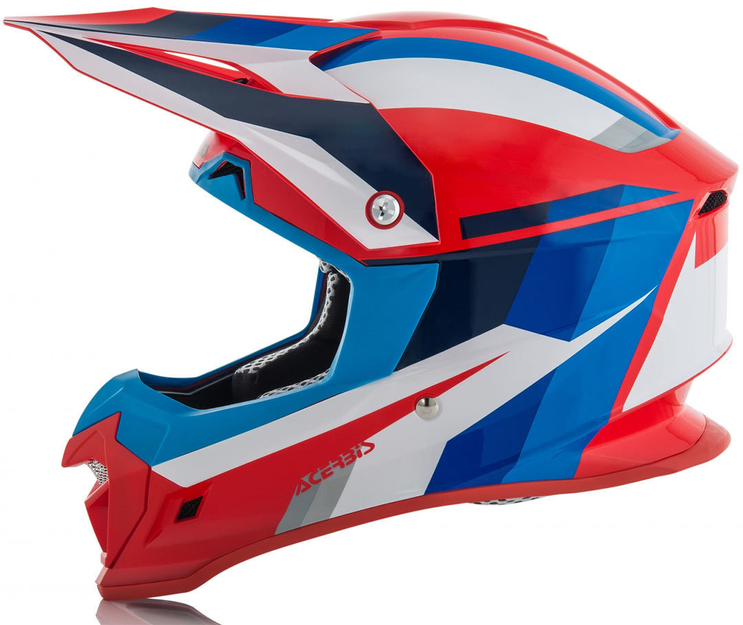 Acerbis Profile 4 Casco Motocross blu/rosso S (55/56) Figura 3