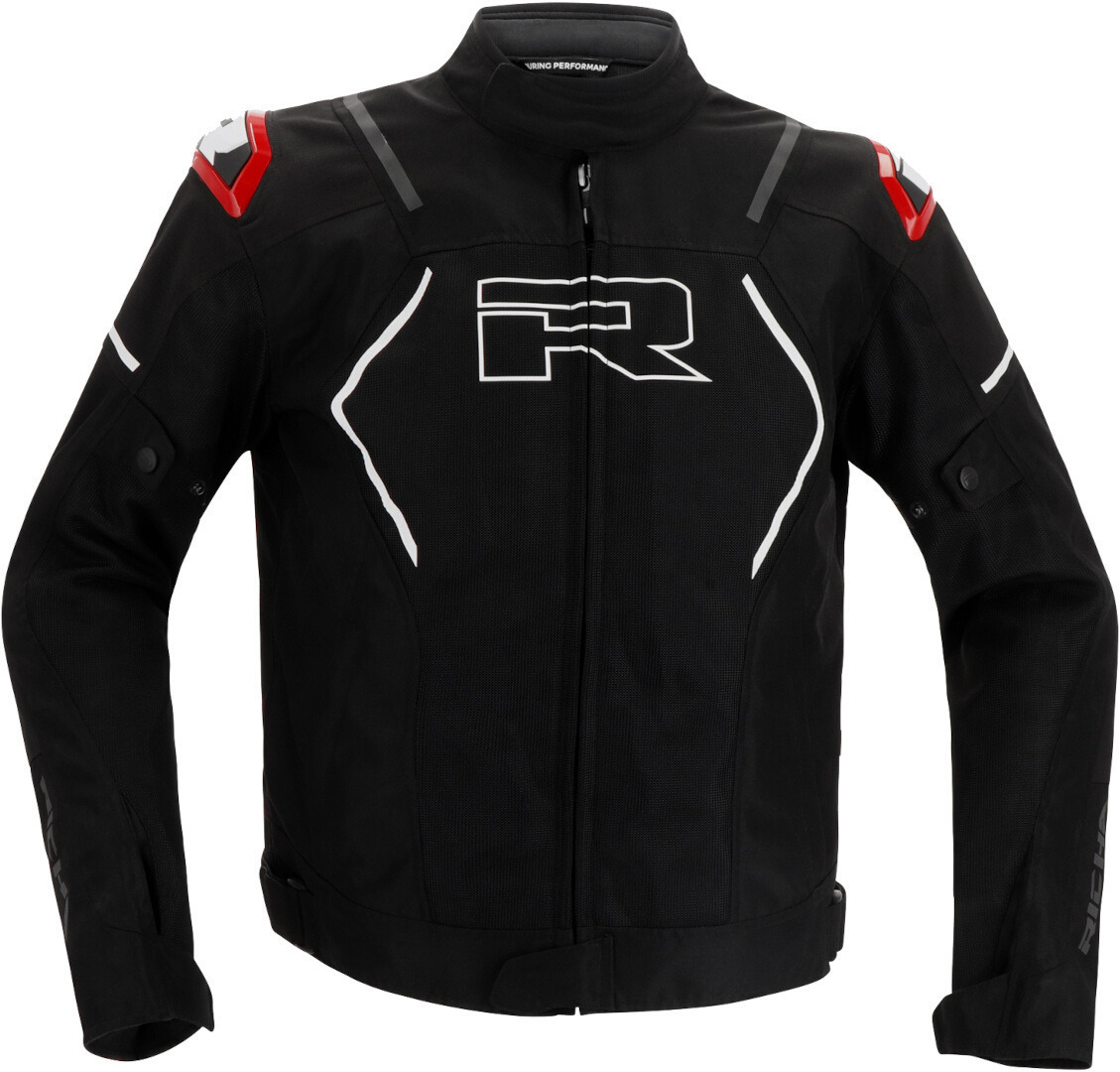 Richa Vendetta Mesh Motorcycle Textile Jacket black/white/red L Figure 2