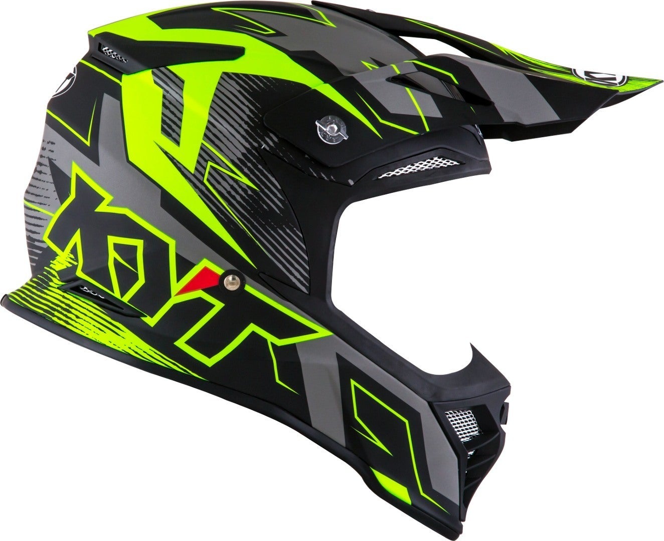 KYT Skyhawk Digger Motocross Helmet black matt/yellow L (59/60) Figure 2