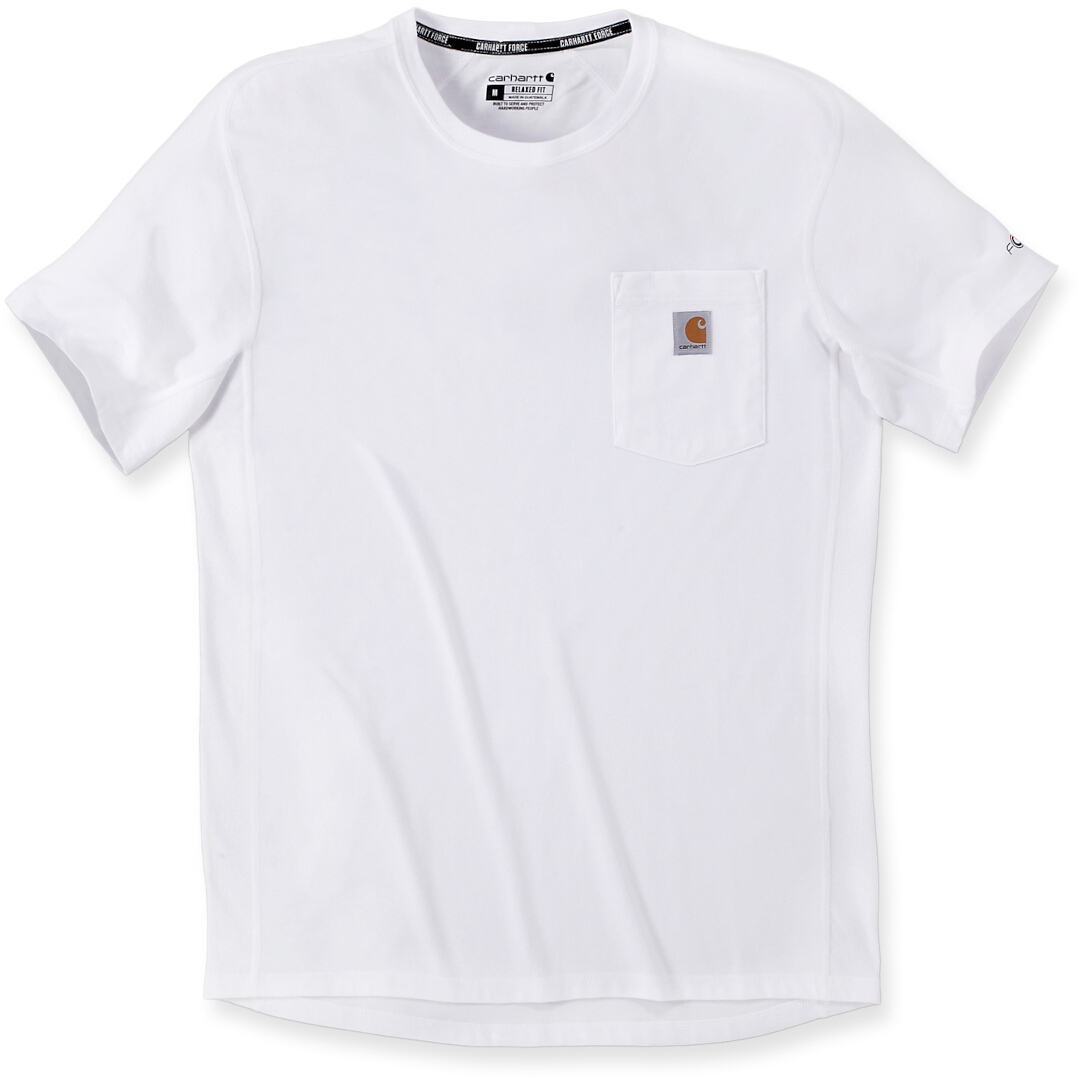Carhartt Force Relaxed Fit Midweight Pocket Tricou alb S Figura 1