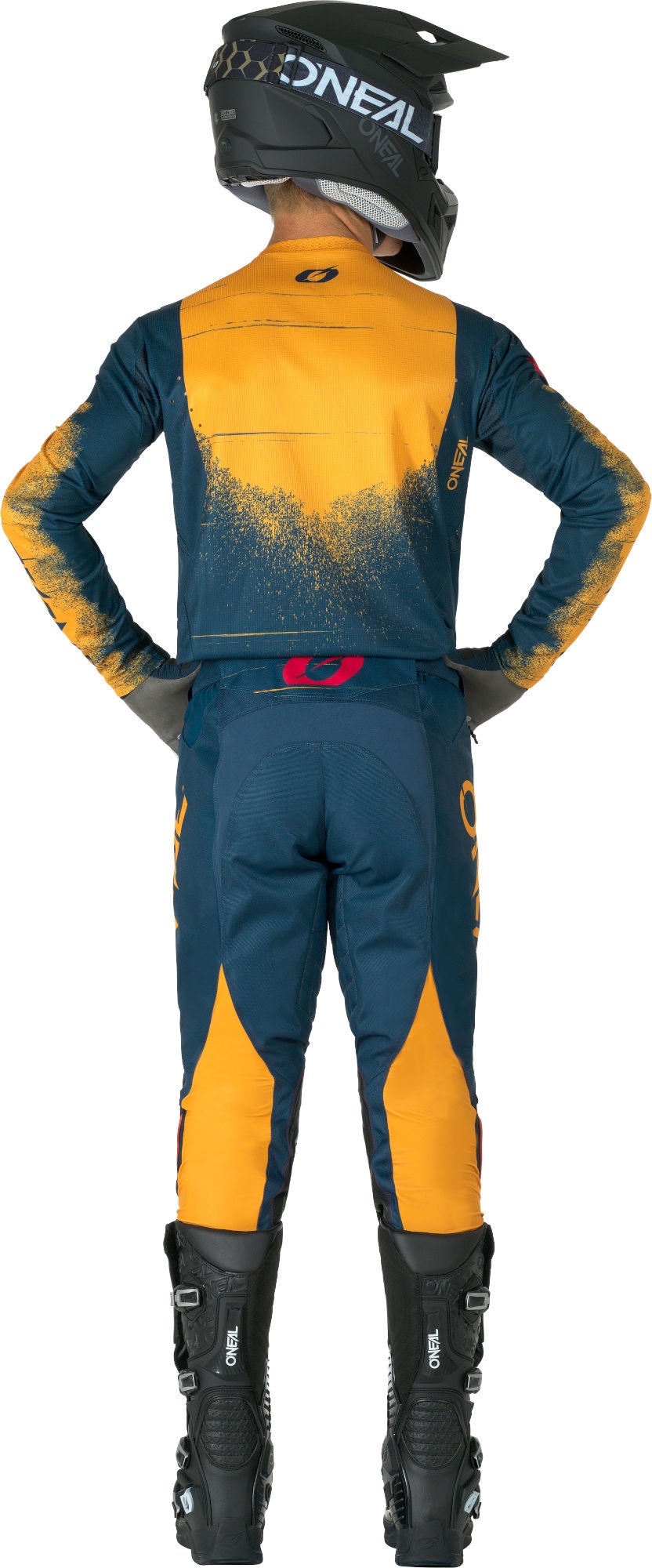 Oneal HARDWEAR SWIPE Motocross Jersey blue/orange M Figure 4