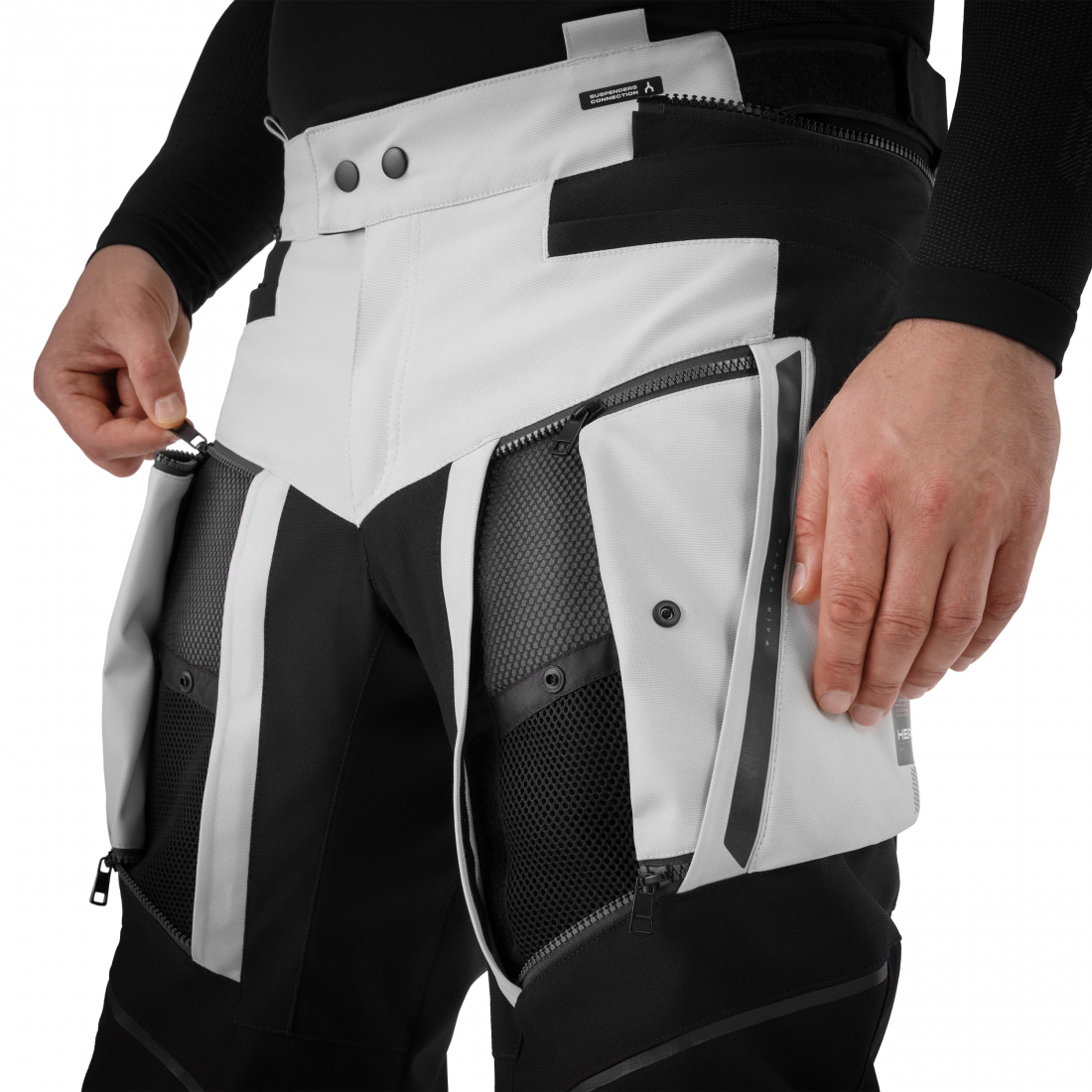 SHIMA Hero 3.0 Pantaloni tessili per motociclette nero/grigio M Figura 8