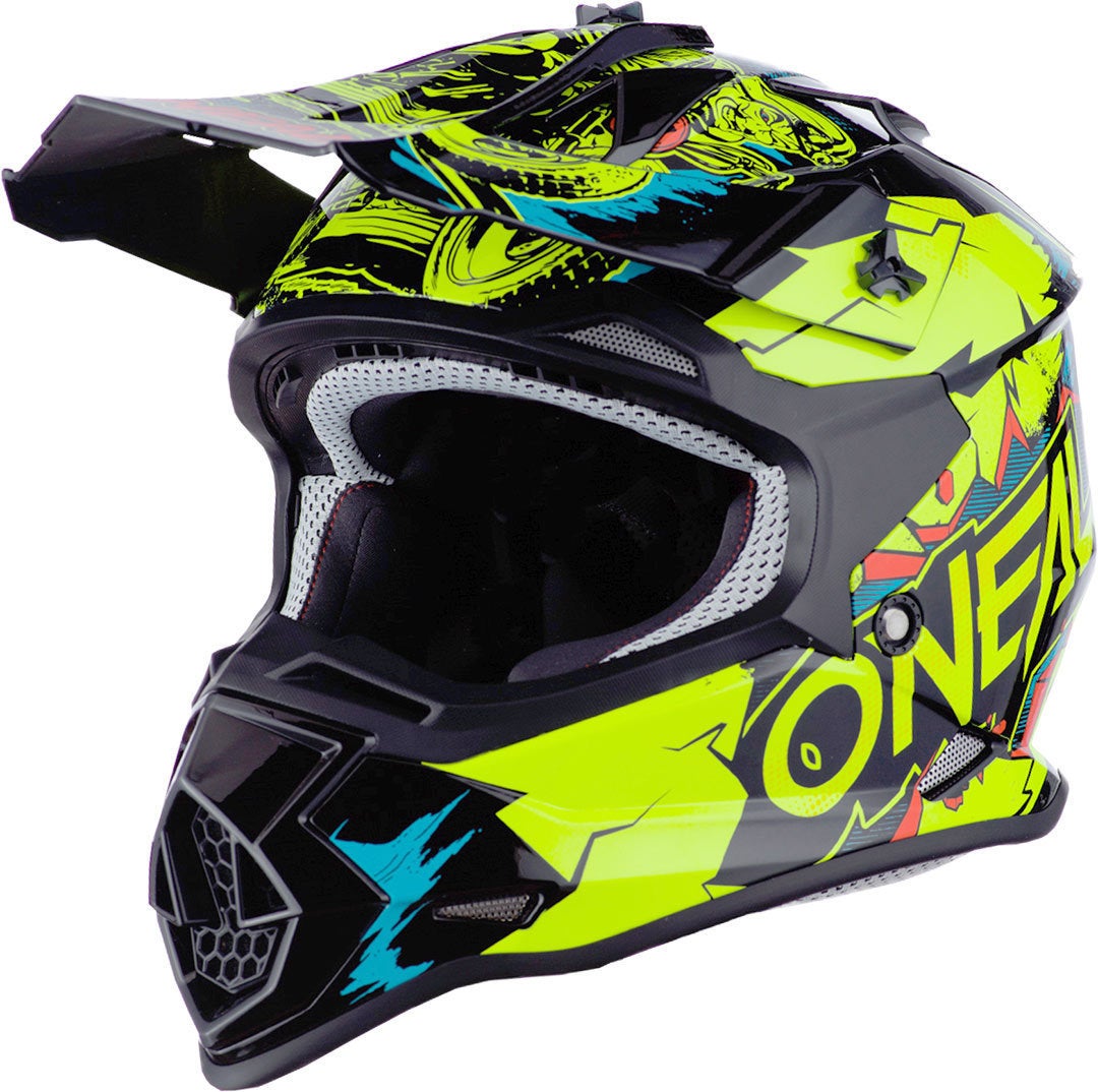 Oneal 2Series Villain Capacete de motocross juvenil amarelo L (53/54) Figura 1
