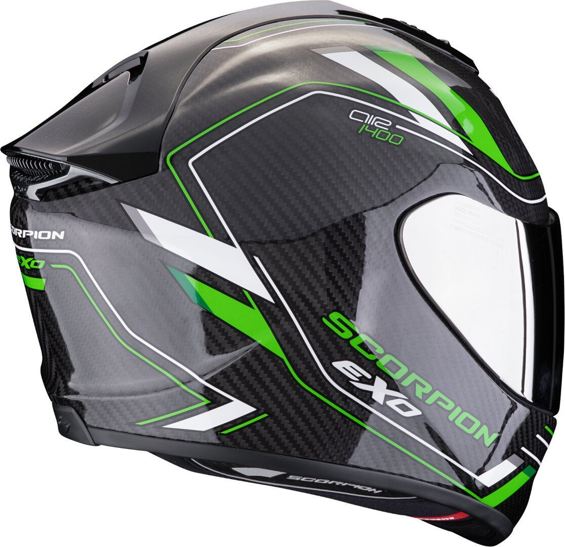 Scorpion Exo-1400 Evo 2 Carbon Air Mirage Casco nero/verde M (57/58) Figura 2