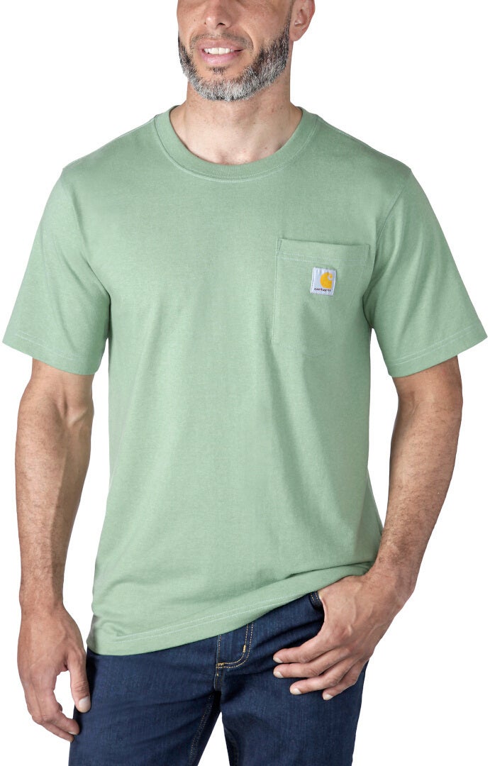 Carhartt Relaxed Fit Heavyweight K87 Pocket Triko Světle zelená S Obrázek 2