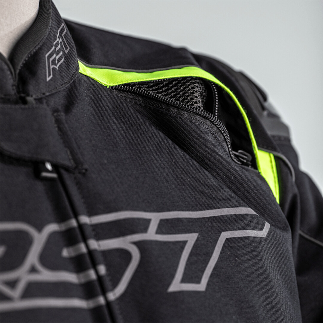 RST Sabre Motorcycle Textile Jacket black/yellow XL Figure 5