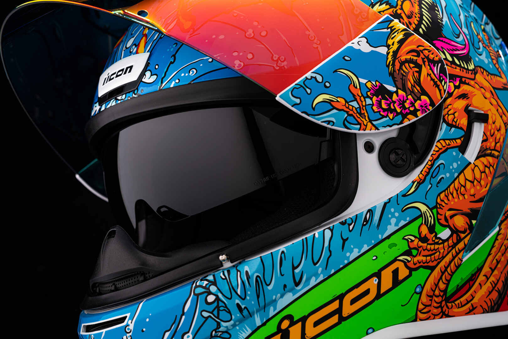 Icon Airform Dino Fury Casco S (55/56) Figura 4
