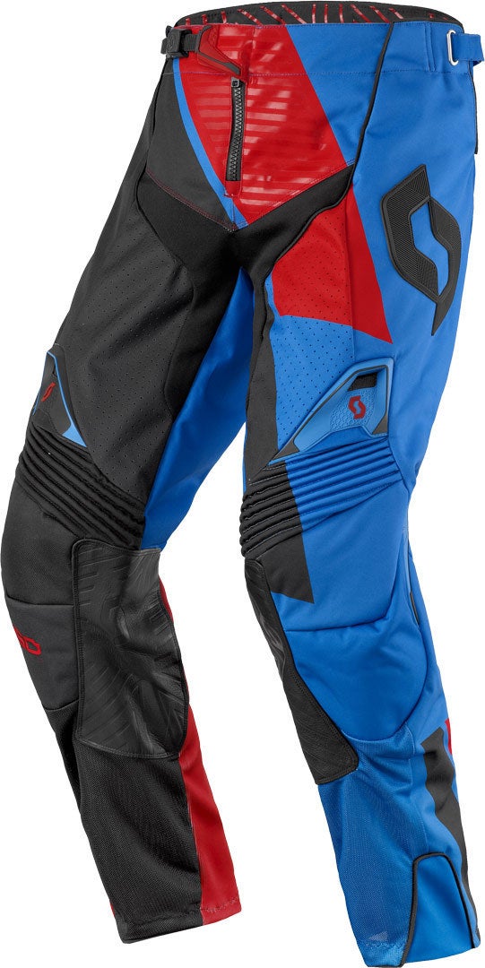 Scott 450 Podium Motocross Pants 2017 blue/red 36 Figure 1