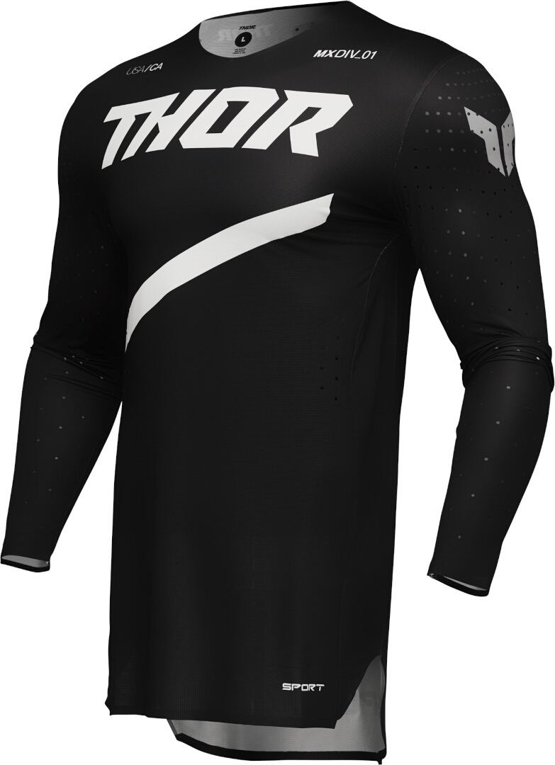 Thor Sportmode Brave Motokrosový dres černobílá 3XL Obrázek 1