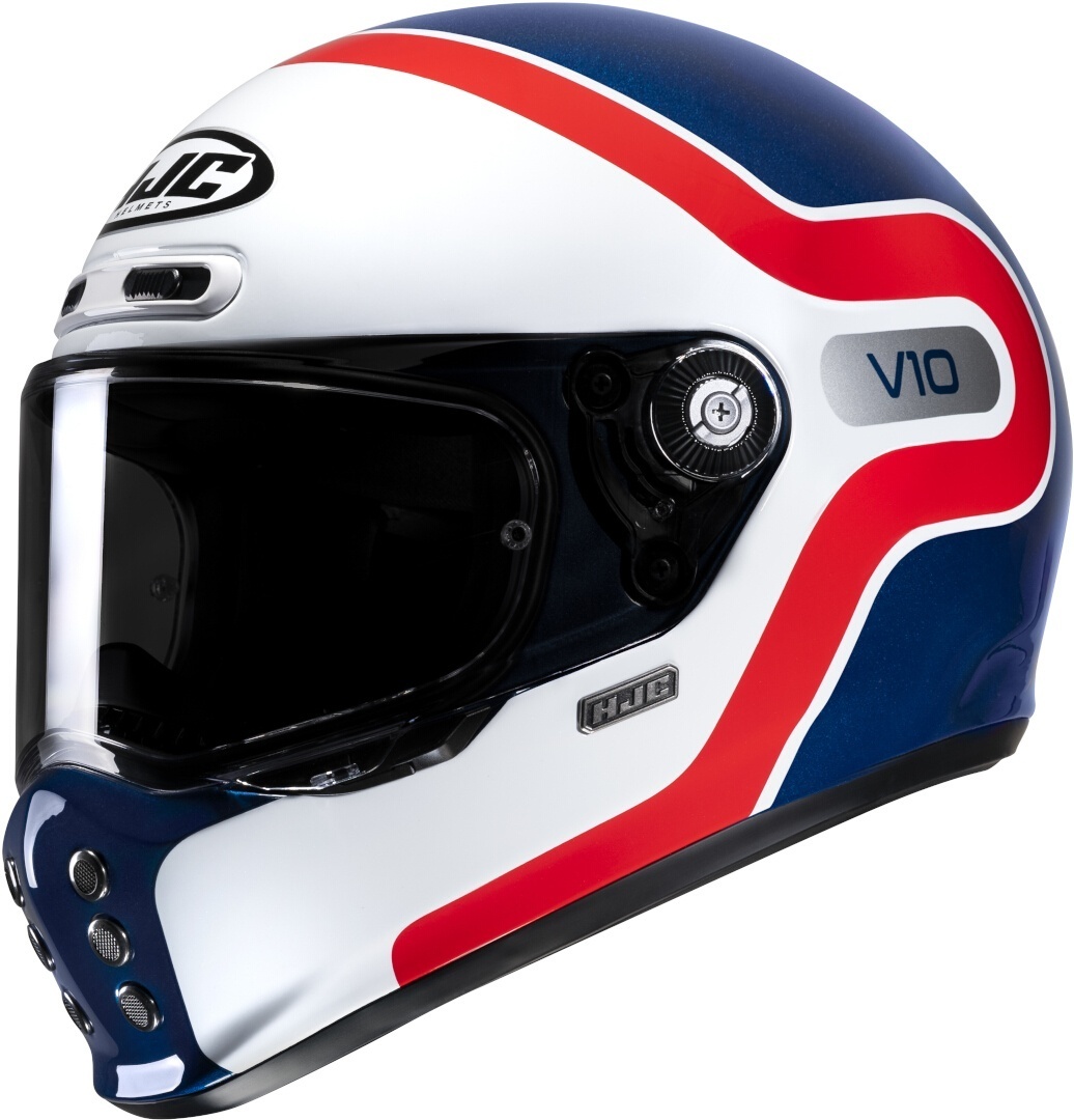 HJC V10 Grape Helmet white/blue/red L (58/59) Figure 1