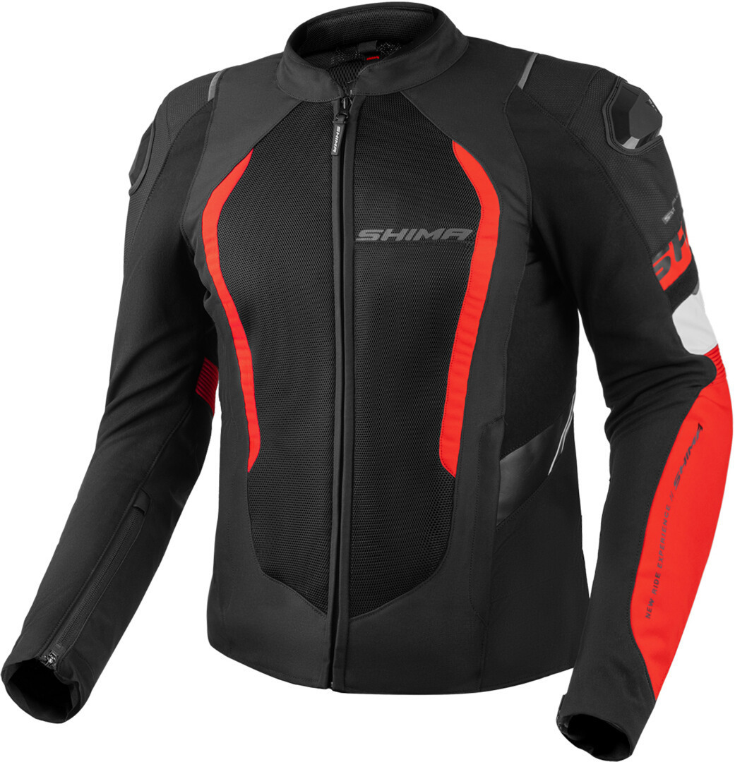 SHIMA Mesh Pro 2.0 Motorcycle Textile Jacket black/red/white M Figure 1