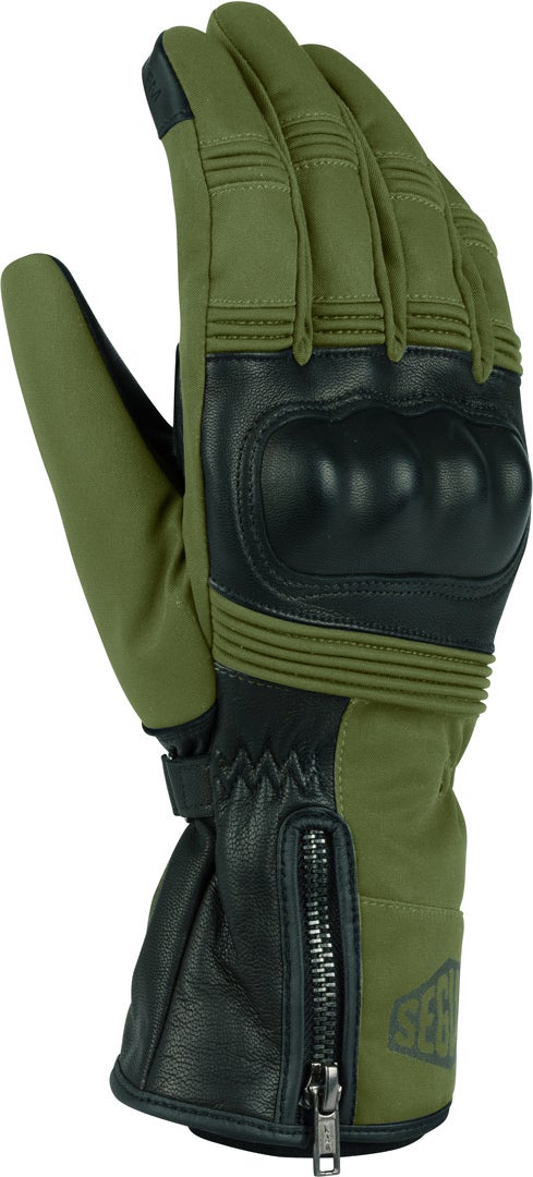 Segura Bora Vandtætte motorcykelhandsker Sort/Khaki 10 Figur 1