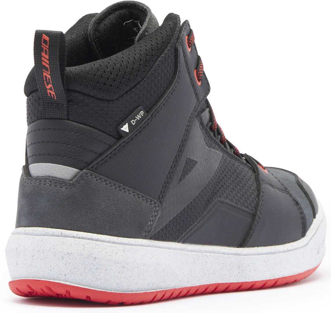 Dainese Suburb D-WP chaussures de moto imperméables Noir/Blanc/Rouge 45 Figure 7