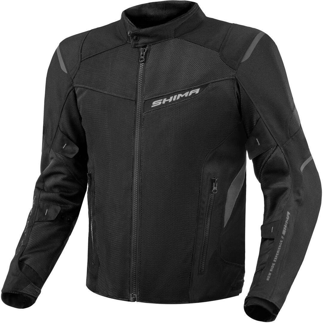 SHIMA Rush 2.0 Vented wasserdichte Motorrad Textiljacke schwarz M Abbildung 1