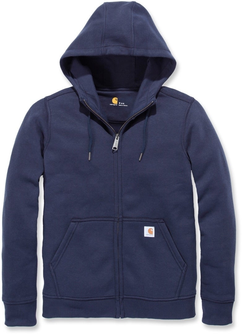 Carhartt Clarksburg Full Zip 레이디스 후디 네이비 블루 XL 그림 1