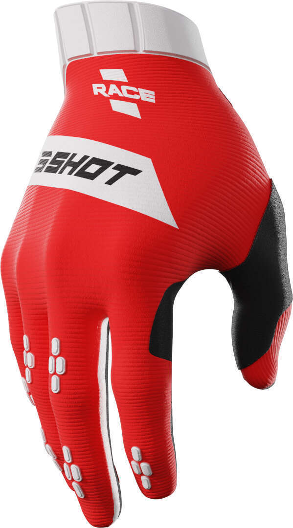 Shot Race Kid Luvas de Motocross vermelho M Figura 1