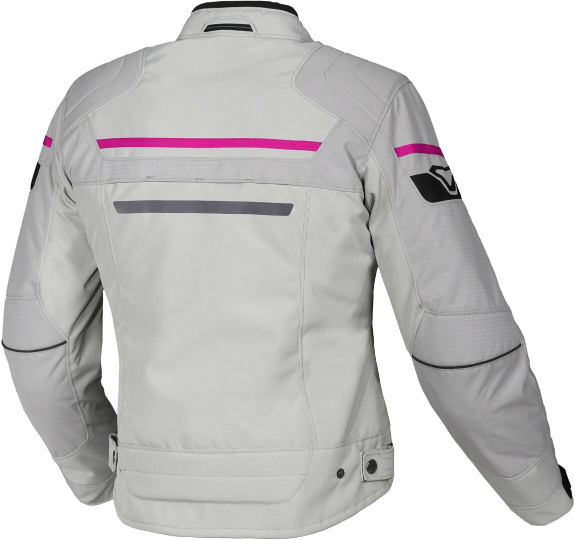 Macna Oryon wasserdichte Damen Motorrad Textiljacke hellgrau XL Abbildung 2