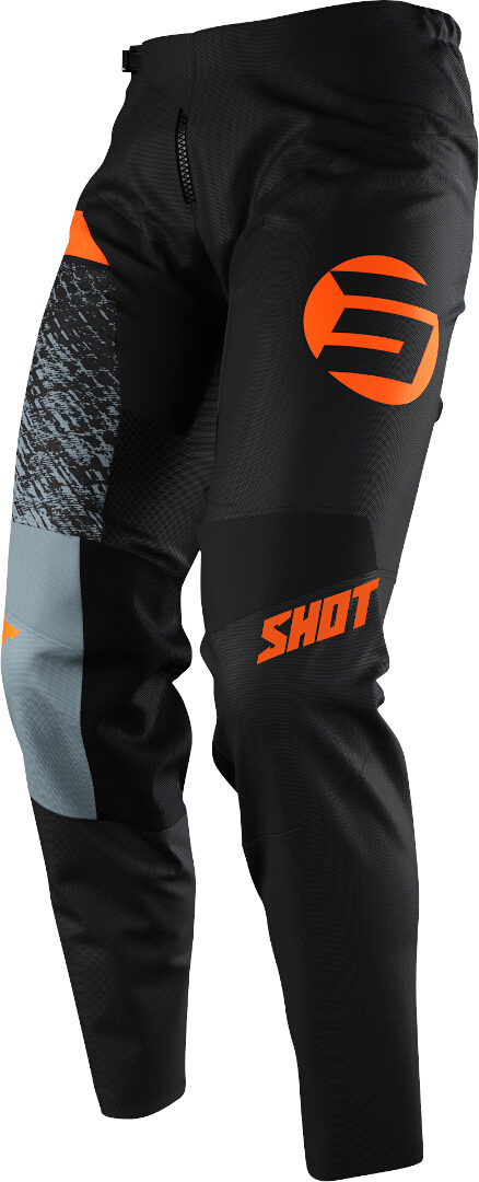 Shot Devo Roll Motocross Hose schwarz/orange 32 Abbildung 1