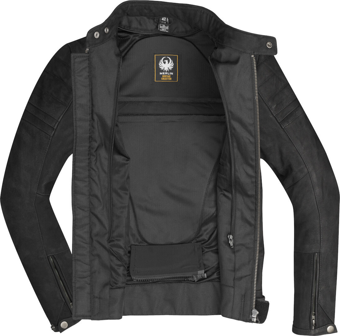 Merlin Alton Motorcycle Leather Jacket black XL Figure 4