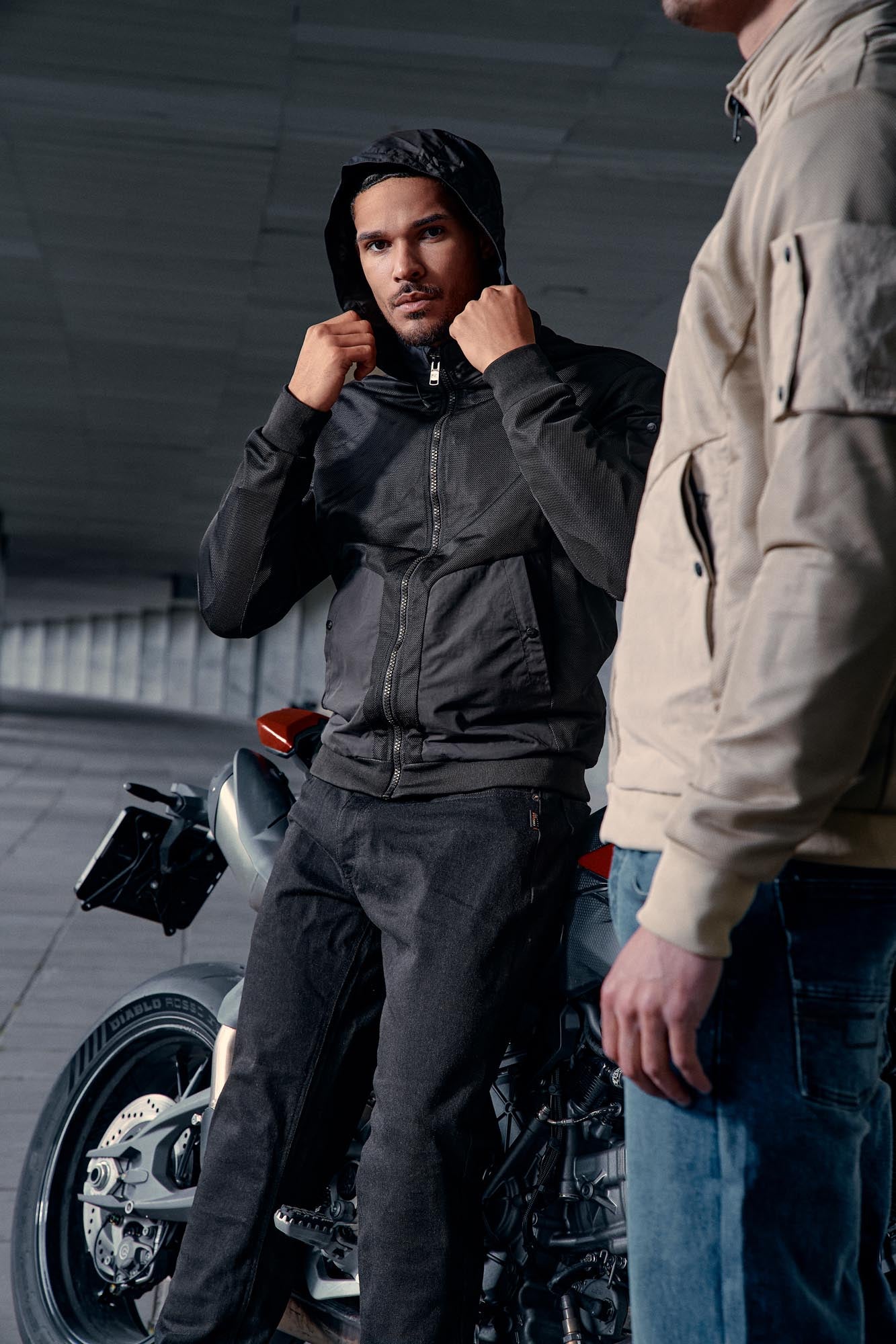 Richa Quarter Motorfiets Textieljas Zwart 2XL Figuur 6
