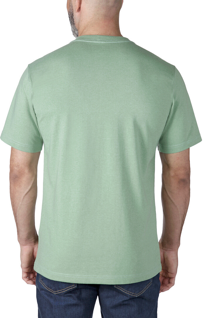 Carhartt EMEA Core Logo Workwear Short Sleeve Triko Světle zelená S Obrázek 3