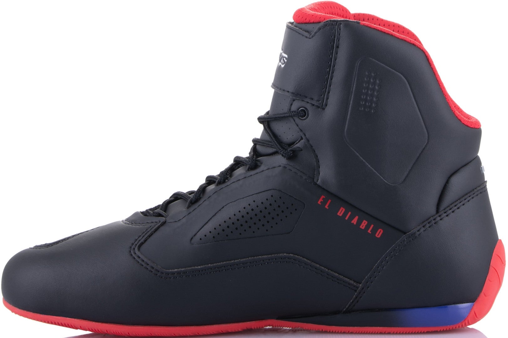 Alpinestars FQ20 Faster 3 Rideknit 오토바이 신발 검정/빨강/파랑 10,5 그림 2