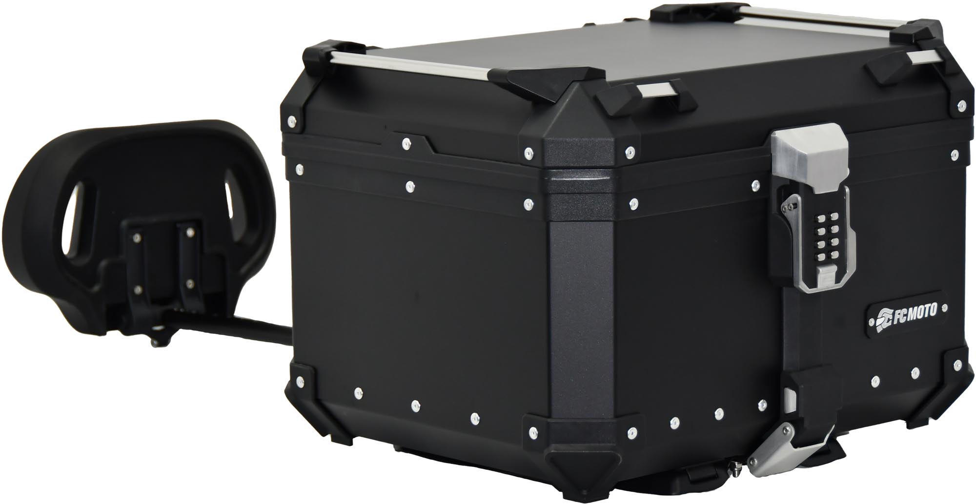 FC-Moto Terreno X PRO Keyless Alu Topcase with adjustable backrest black 55 Ltr. Figure 9