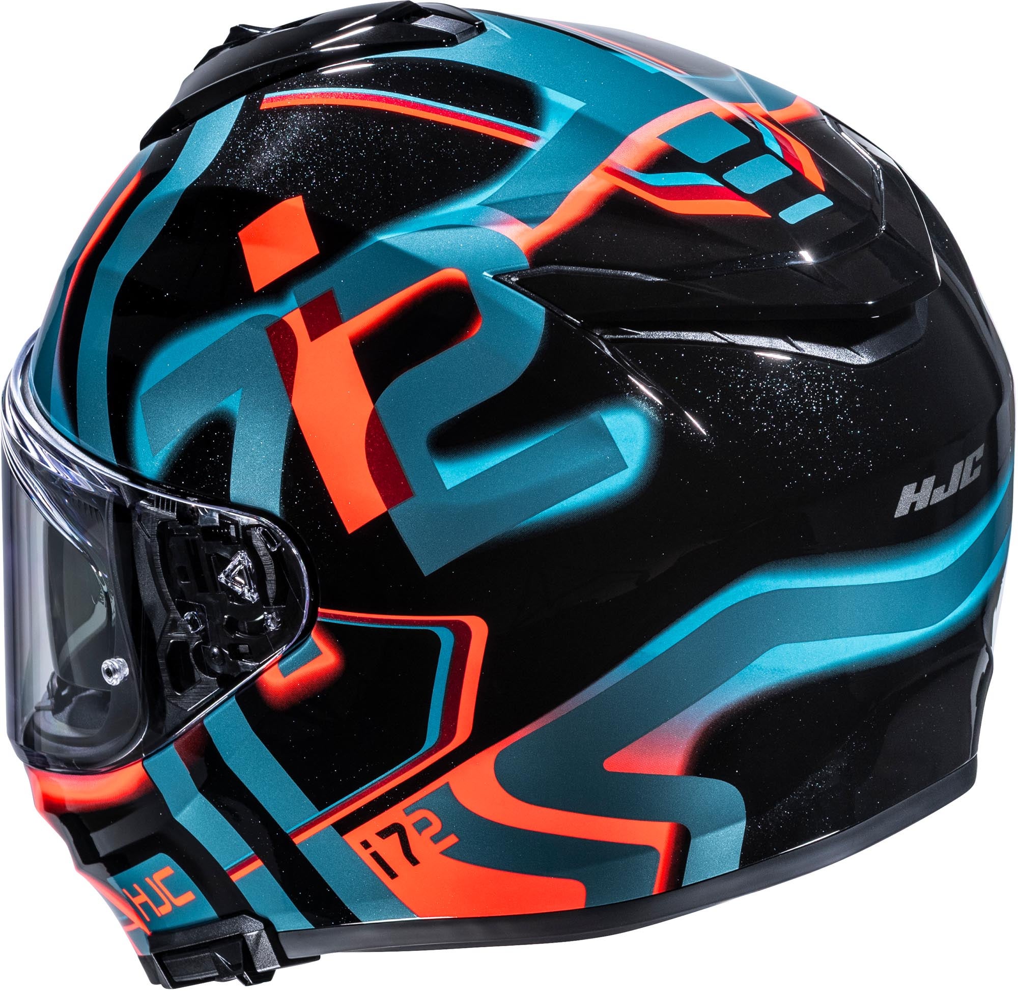 HJC i72 Tala Helmet black/blue/orange S (55/56) Figure 3