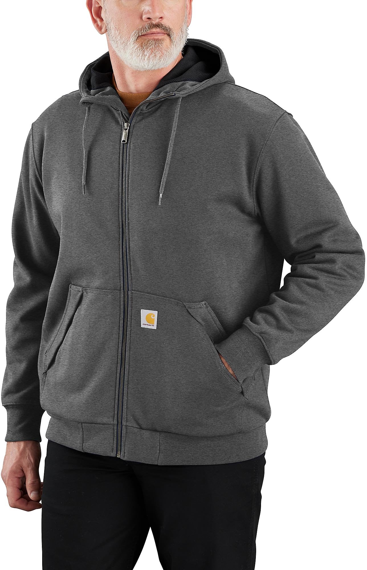 Carhartt Paxton Thermo Full-Zip Hoodie dark grey M Figure 2