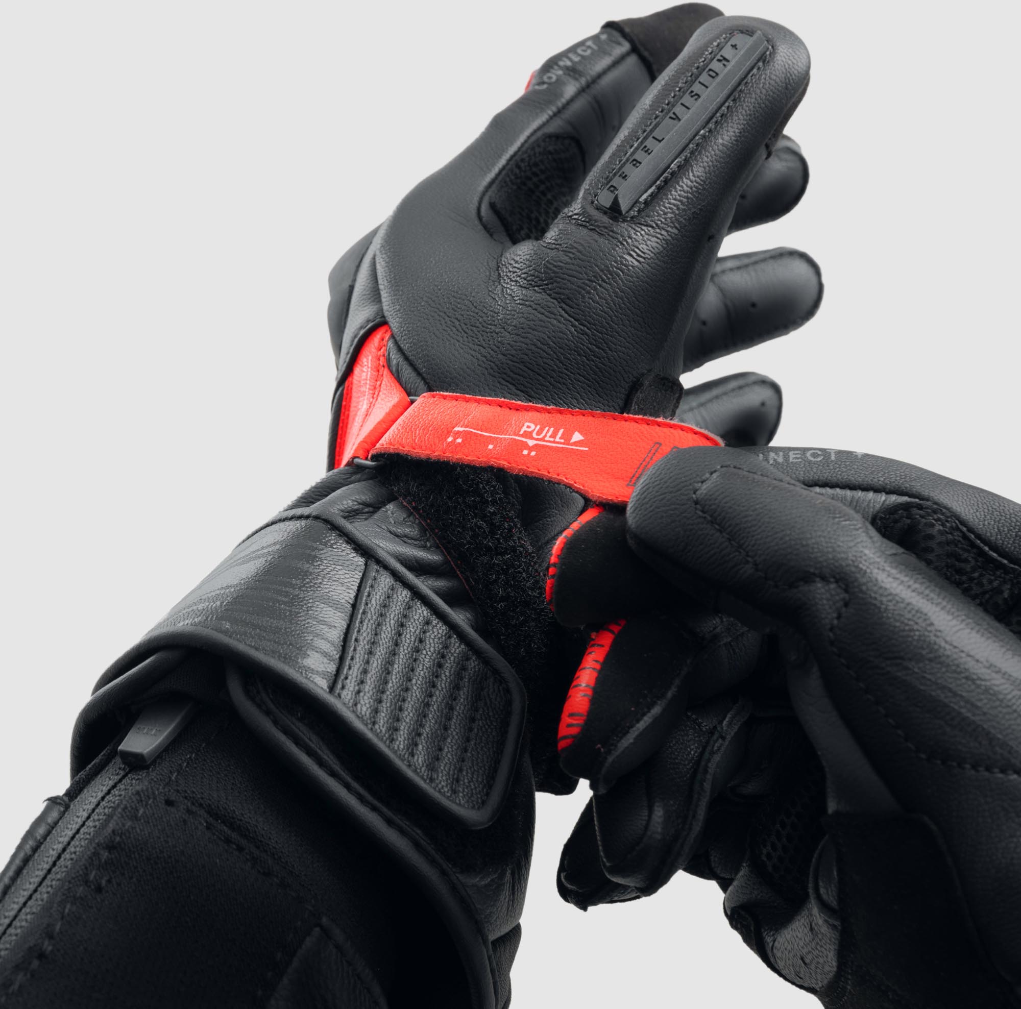 Rebelhorn Viper Gants de moto Noir/Gris/Rouge L Figure 6