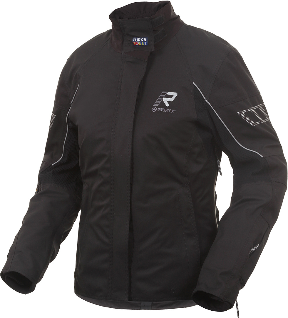 Rukka StretchDry Dames Motorfiets Textiel Jas Zwart 36 Figuur 1