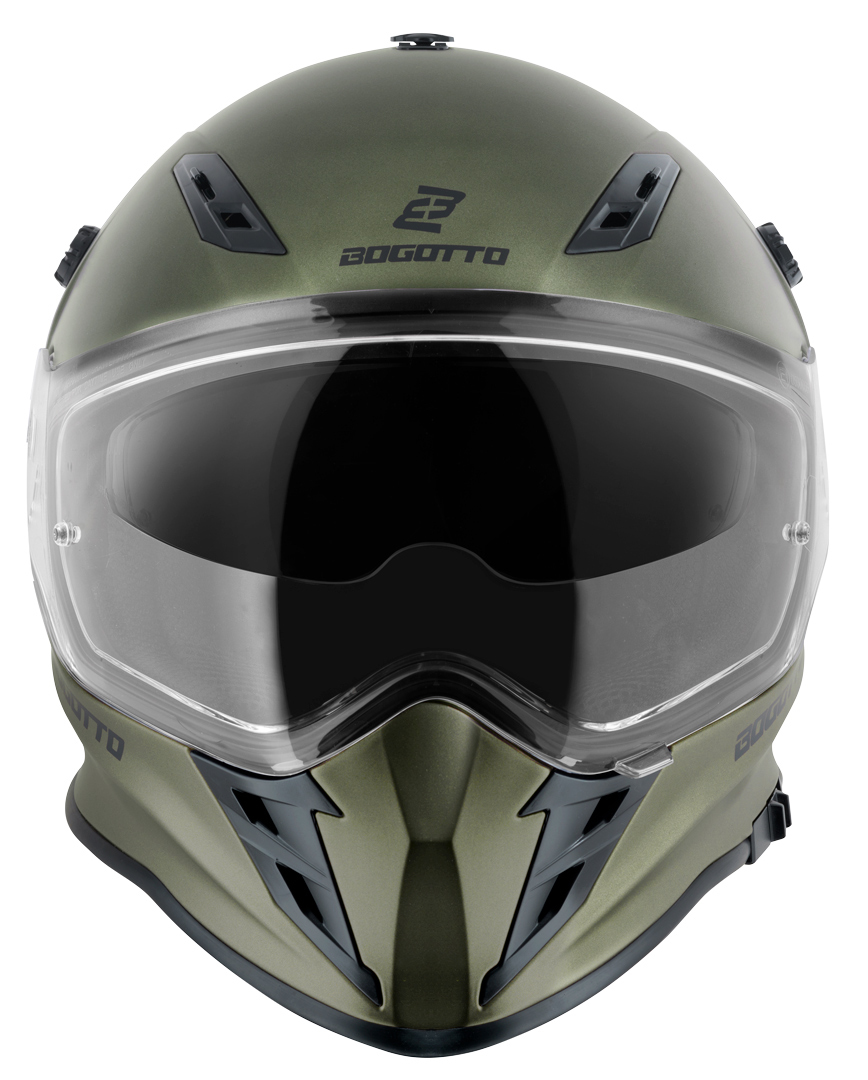 Bogotto V331 Enduro casco Verde S Figura 8