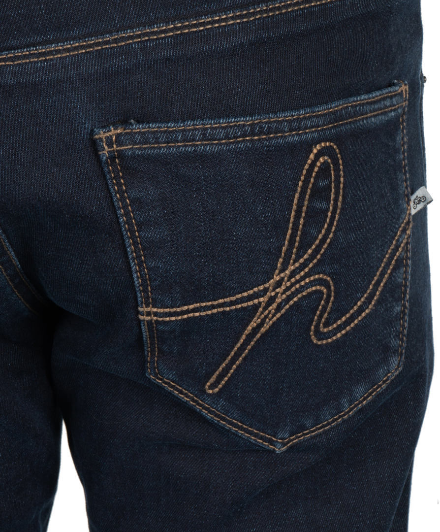 Helstons Straight Way Motorcykel jeans mørkeblå 29 Figur 4