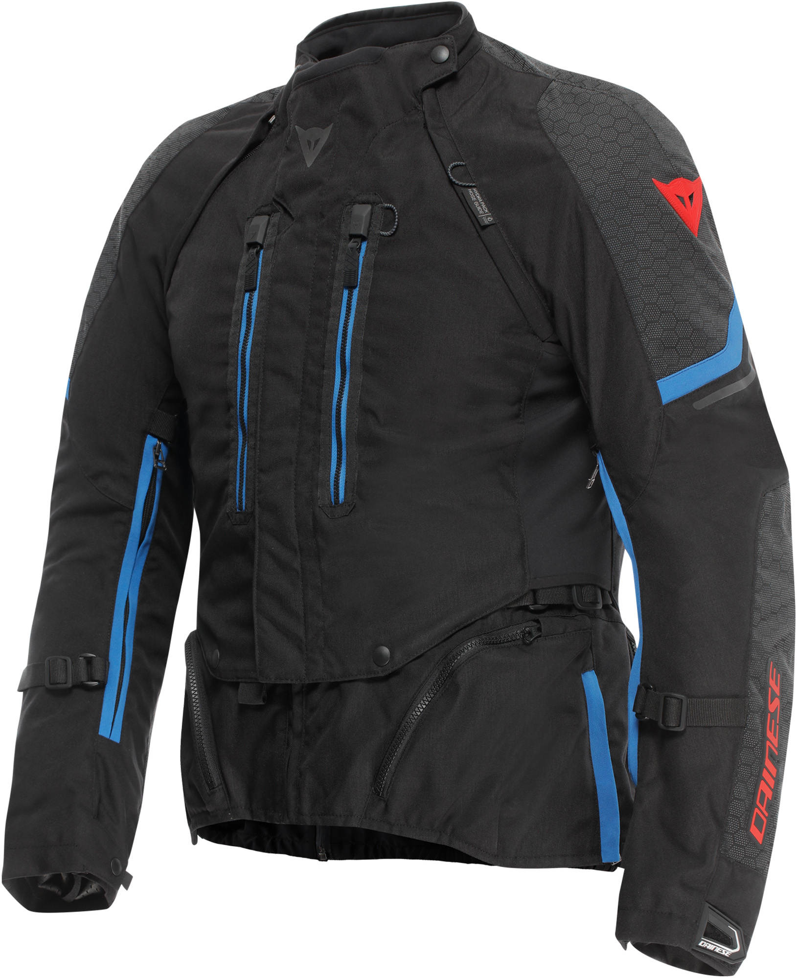 Dainese Super Adventure Absoluteshell S26 Водонепроницаемая мотоциклетная текстильная куртка 48 чёрный/синий 